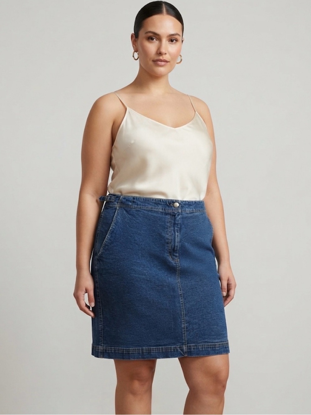 Ralph Lauren Blue Denim Mini Skirt